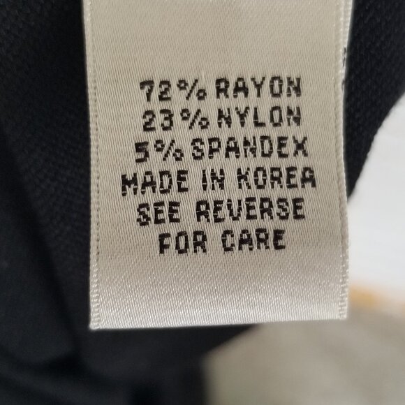 Talbots Black Maxi Dress Sleeveless Stretch Knit High Neck Size Large - Picture 5 of 9